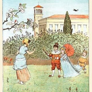 Along came a blackbird and Popped off her nose by Randolph Caldecott