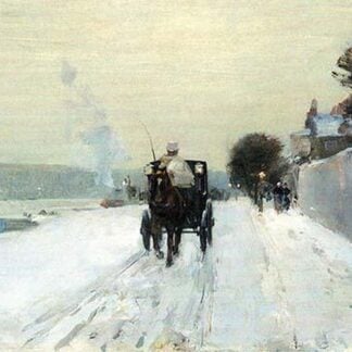 Along the Seine by Frederick Childe Hassam