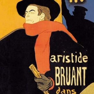 Ambassadeurs: Aristide Bruant dans Son Cabaret by Henri de Toulouse-Lautrec