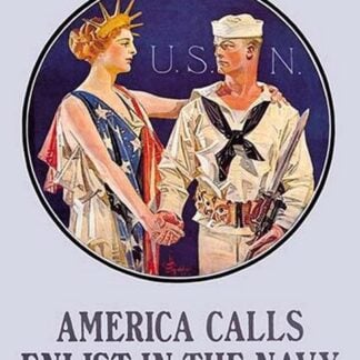 America Calls - Enlist in the Navy by Joseph C. Leyendecker