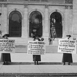 American Women Protest Opium Trade