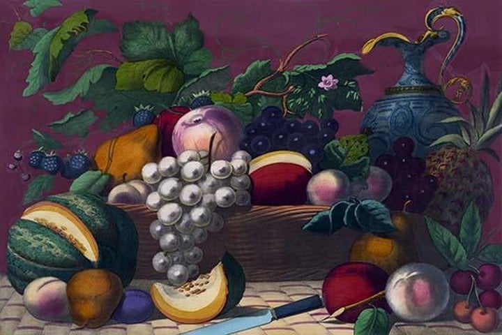 American prize fruit with basket by Thos. Kelly