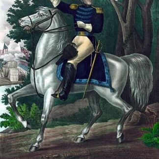 Andrew Jackson with the Tennessee forces on the Hickory Grounds A.D. 1814