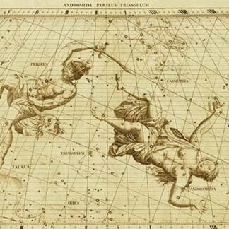 Andromeda Perseus Triangulum by Sir John Flamsteed