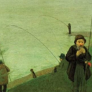 Anglers on the Rhine by August Macke