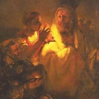Apostle Peter Denied Christ by Rembrandt Van Rijn - Art Print