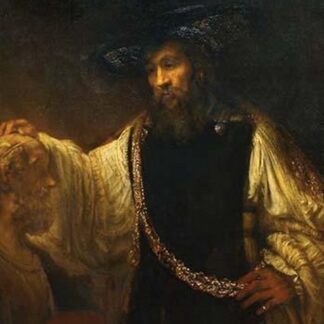 Aristotle With a Bust of Homer by Rembrandt Van Rijn