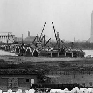 Arlington Memorial Bridge Construction in 1928