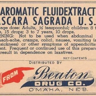 Aromatic Fluid Extract Cascara Sagrada U.S.P.