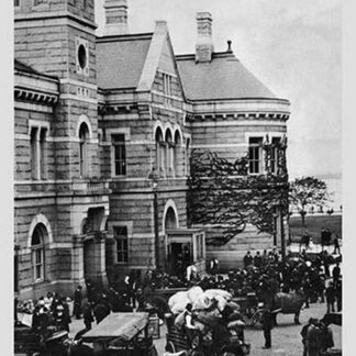 Arriving at Barge Office