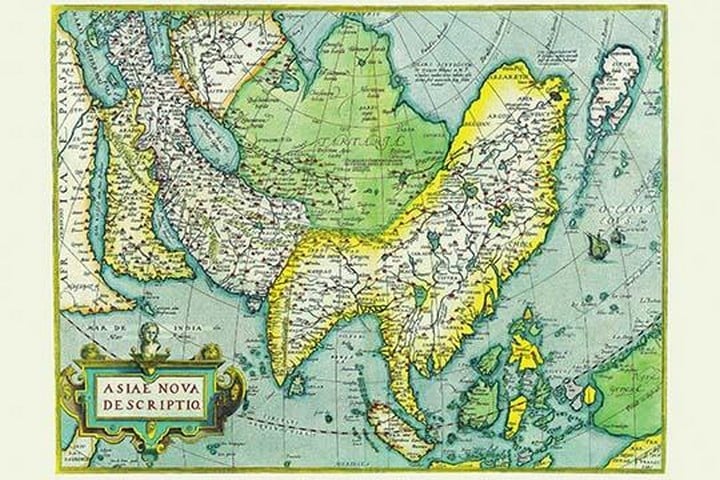 Asia by Abraham Ortelius