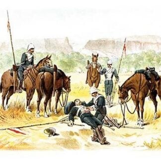 Assisting a Wounded Soldier by Richard Simkin