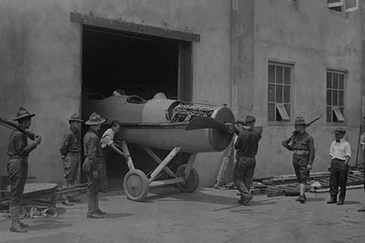 At college point aircraft manufacturing plant in Queens