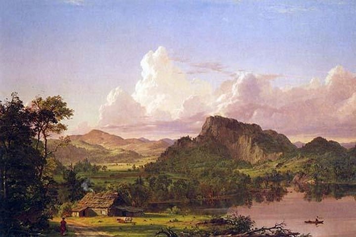 At home on the lake by Frederic Edwin Church