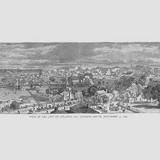 Atlanta in 1864 Looking South by Frank Leslie
