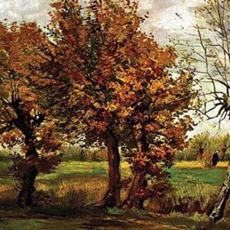 Autumn Landscape with Four Trees by Vincent van Gogh