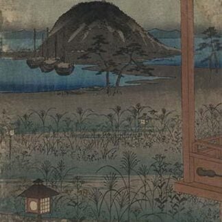 Autumn Moon Landscape. by Utagawa Hiroshige