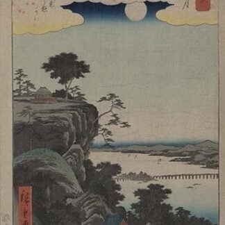 Autumn Moon at Ishiyama (Ishiyama no shugestu) by Utagawa Hiroshige