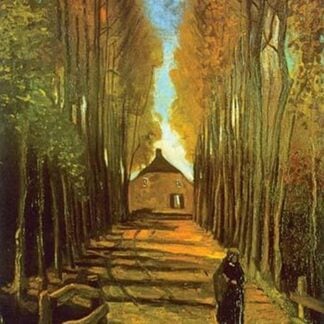 Avenue of Poplars in Autumn by Vincent van Gogh