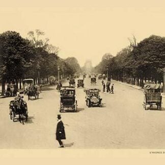 Avenue of the Champs-Elysees (Elysian Fields) by Helio E. LeDeley