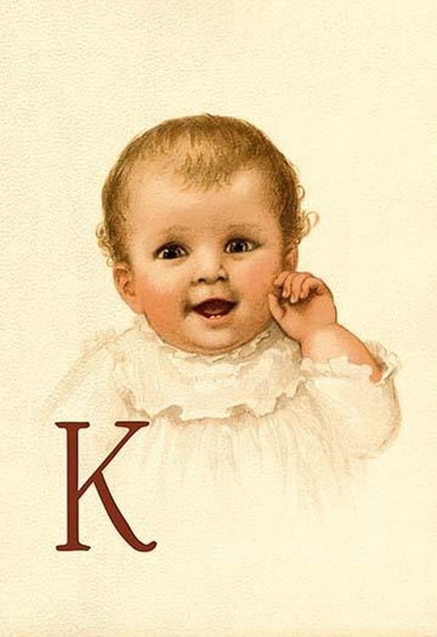 Baby Face K by Ida Waugh