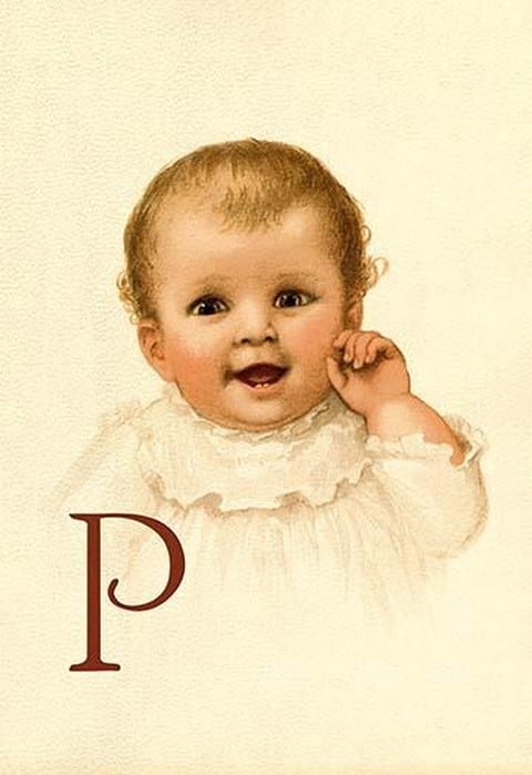 Baby Face P by Ida Waugh