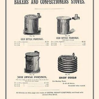 Bakers and Confectioner's Stoves