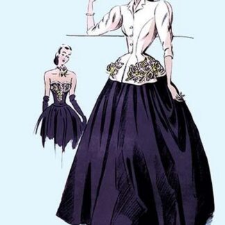 Ball Gown with Embroidery and Jacket