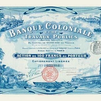 Banque Coloniale et de Travaux Publics