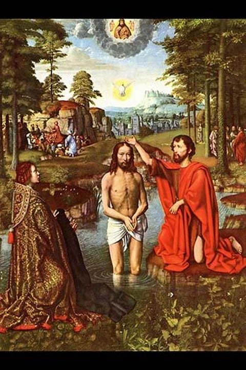 Baptism of Christ by Jacques-Louis David