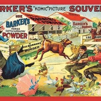 Barker's 'Komic' Picture Souvenir: Barnyard Tussle