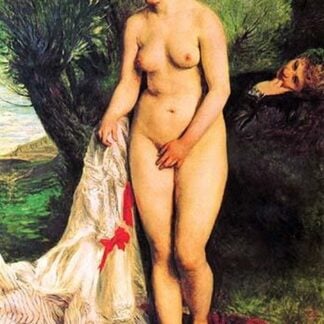 Bather with a Terrier by Pierre-August Renoir