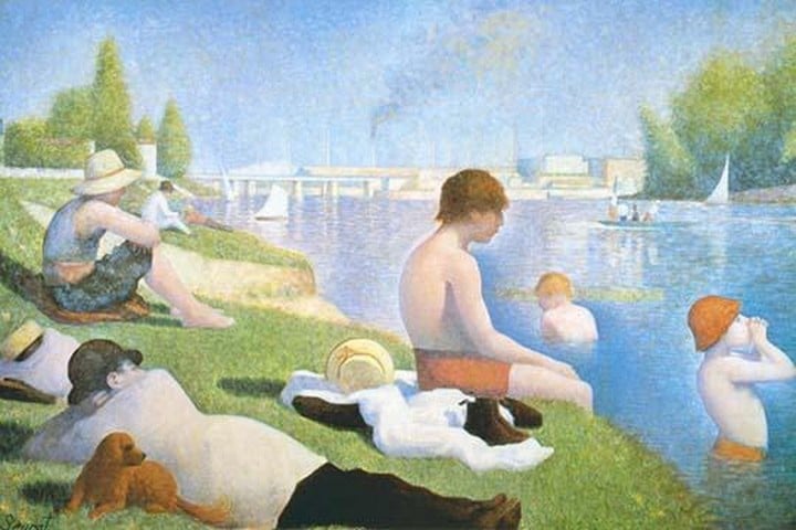 Bathing at Asnieres by Georges Seurat #2
