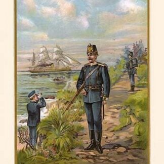 Battalion of Marines on Picket Duty by G. Arnold