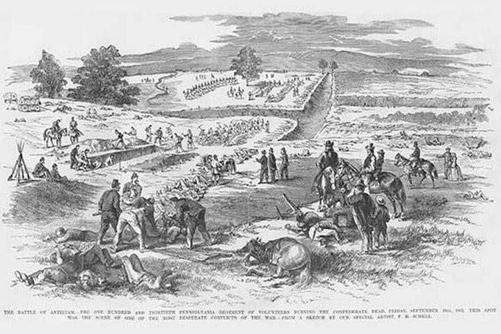 Battle of Antietam by Frank Leslie
