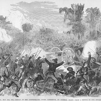 Battle of Baker's Creek - Grant Defeats Pemberton by Frank Leslie