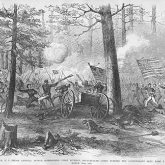 Battle of Bentonville by Frank Leslie