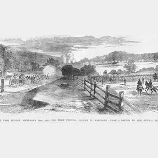 Battle of Blue Ridge Pass by Frank Leslie