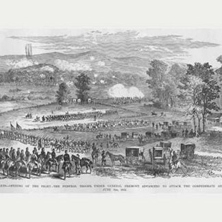 Battle of Cross Keys by Frank Leslie