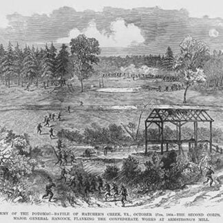 Battle of Hatcher's Creek by Frank Leslie