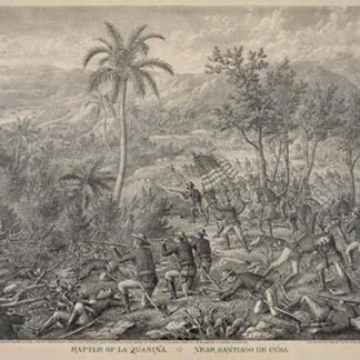 Battle of La Quasina. Near Santiago de Cuba