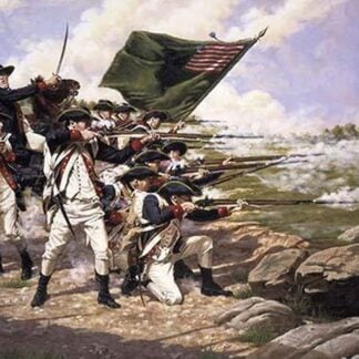 Battle of Long Island; Delaware regiment by Dominick D'Andrea