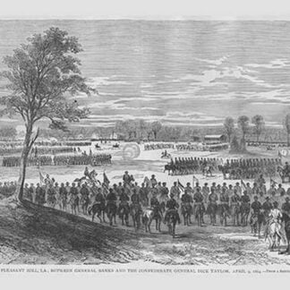 Battle of Pleasant Hill by Frank Leslie