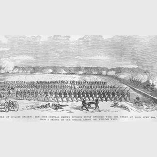 Battle of Savage Station by Frank Leslie