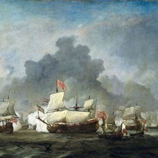 Battle of Solebay in the Anglo Dutch War - 1672 by Van de Velde
