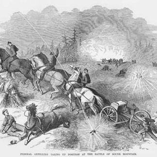 Battle of South Mountain or Boonsboro Gap by Frank Leslie