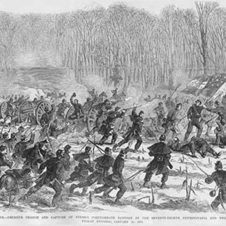 Battle of Stone River - Murfreesboro by Frank Leslie