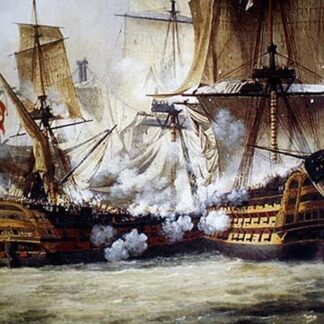 Battle of Trafalgar by Louis Philippe Crepin