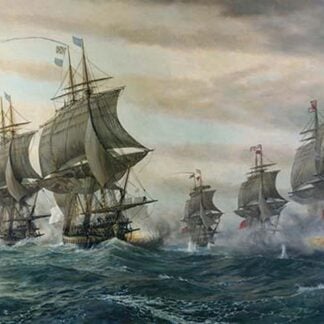 Battle of Virginia Capes by V. Zveg