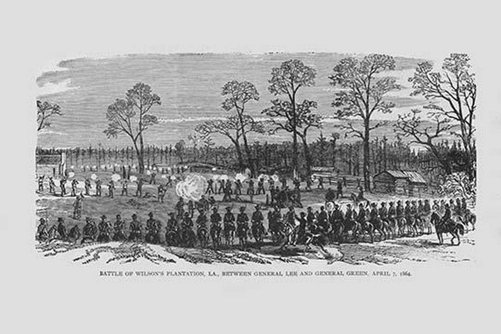 Battle of Wilson's Plantation by Frank Leslie